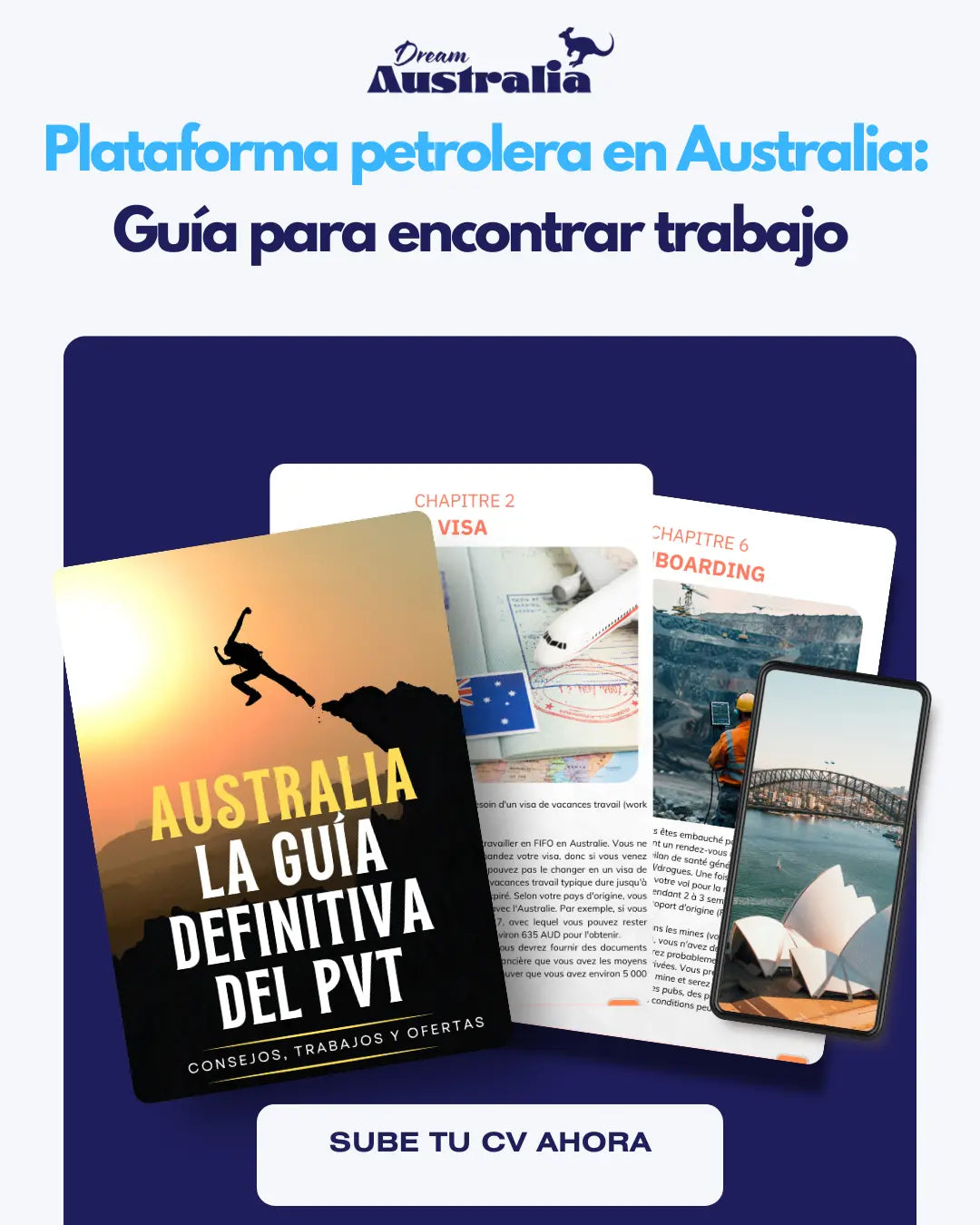Plataformas petroleras, minas y granjas en Australia: tu guía definitiva para conseguir empleo + acceso a más de 20 contactos exclusivos 🚀 Dream Australia